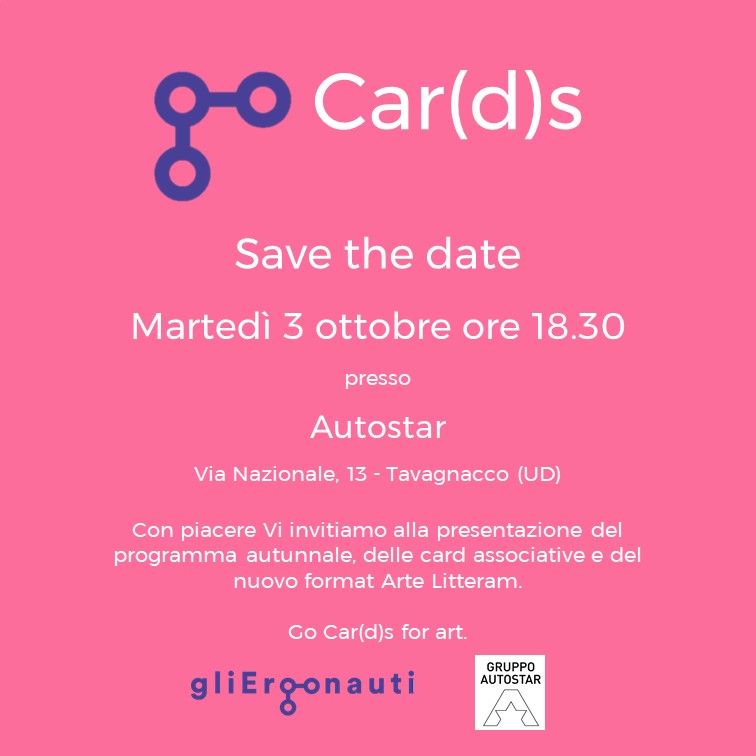 Save the date_3 ottobre